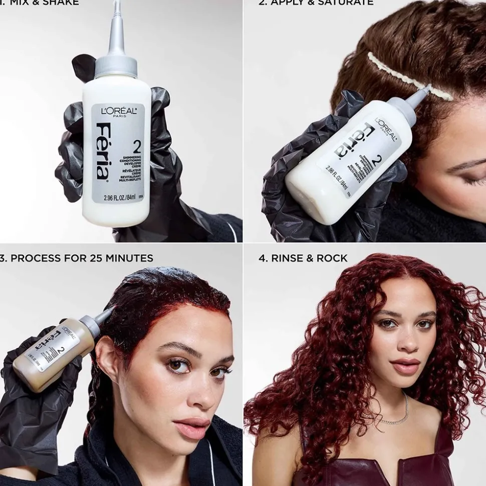 Multi-Faceted Shimmering Permanent Hair Color