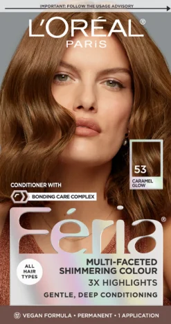 Multi-Faceted Shimmering Permanent Hair Color with Deep Conditioning