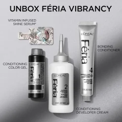 Multi-Faceted Shimmering Permanent Hair Color with Deep Conditioning