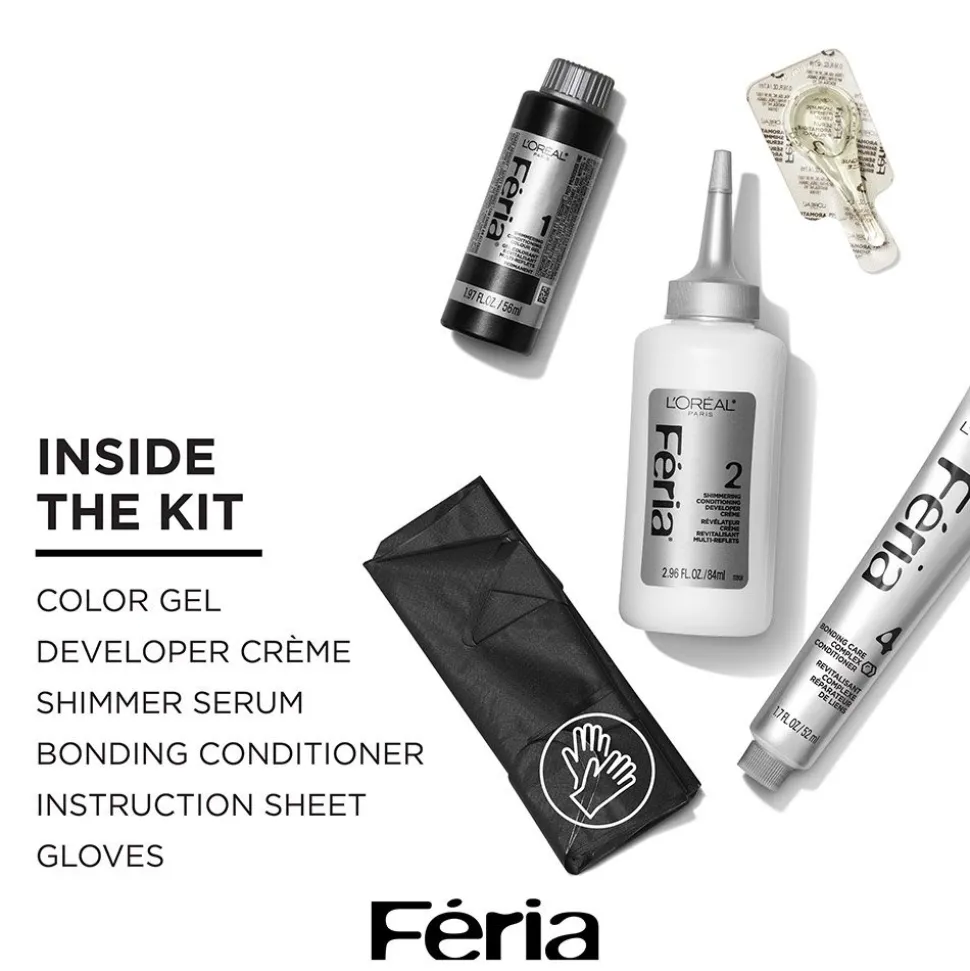 Multi-Faceted Shimmering Permanent Hair Color with Deep Conditioning