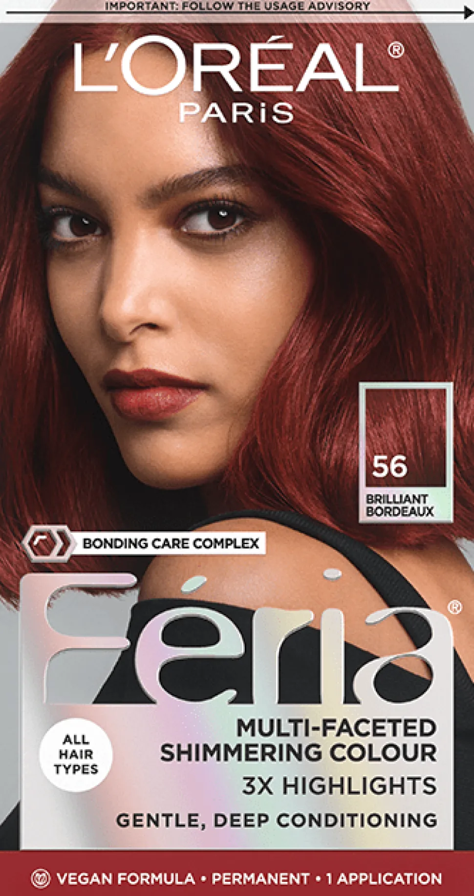 Multi-Faceted Shimmering Permanent Hair Color with Deep Conditioning