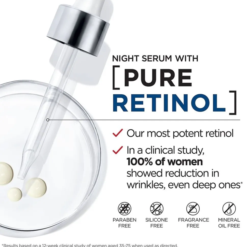 Night Serum, 0.3% Pure Retinol