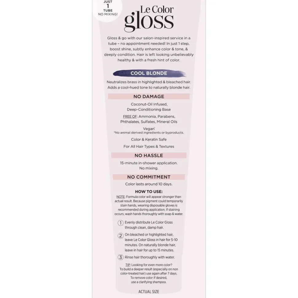 One Step In-Shower Toning Gloss