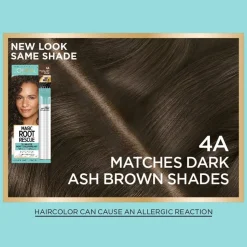 Permanent 10-Minute Root Coloring Kit for 100% Gray Hair Coverage