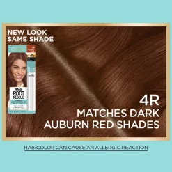 Permanent 10-Minute Root Coloring Kit for 100% Gray Hair Coverage
