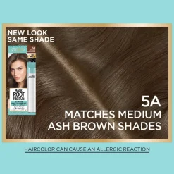 Permanent 10-Minute Root Coloring Kit for 100% Gray Hair Coverage