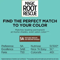 Permanent 10-Minute Root Coloring Kit for 100% Gray Hair Coverage