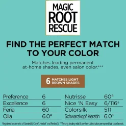 Permanent 10-Minute Root Coloring Kit for 100% Gray Hair Coverage
