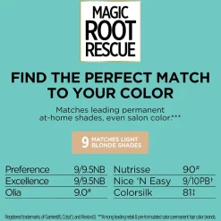 Permanent 10-Minute Root Coloring Kit for 100% Gray Hair Coverage