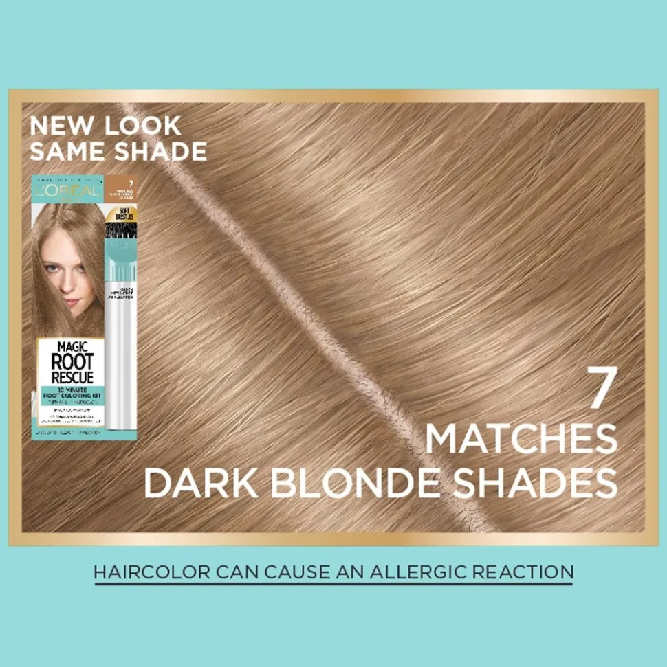 Permanent 10-Minute Root Coloring Kit for 100% Gray Hair Coverage