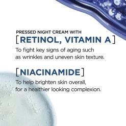 Pressed Night Moisturizer with Retinol + Niacinamide