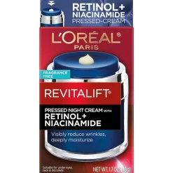 Pressed Night Moisturizer with Retinol + Niacinamide