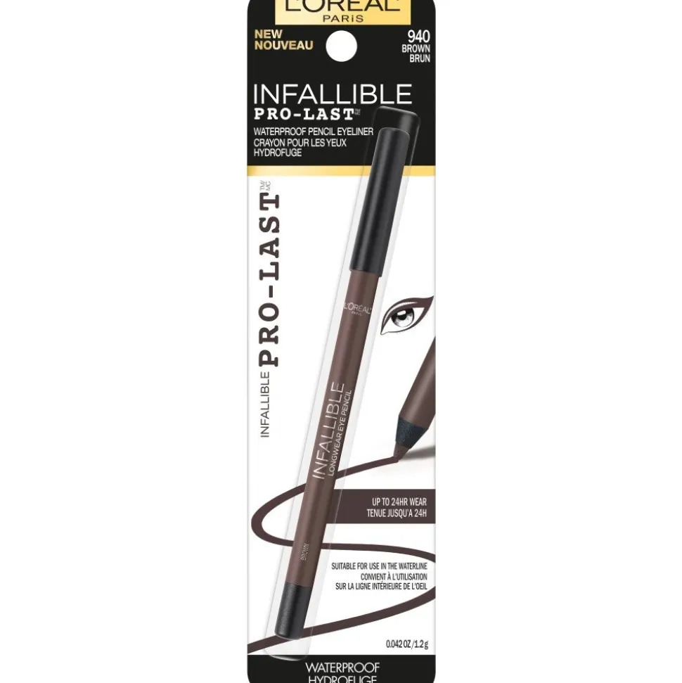 Pro-Last Waterproof, Up to 24HR Pencil Eyeliner