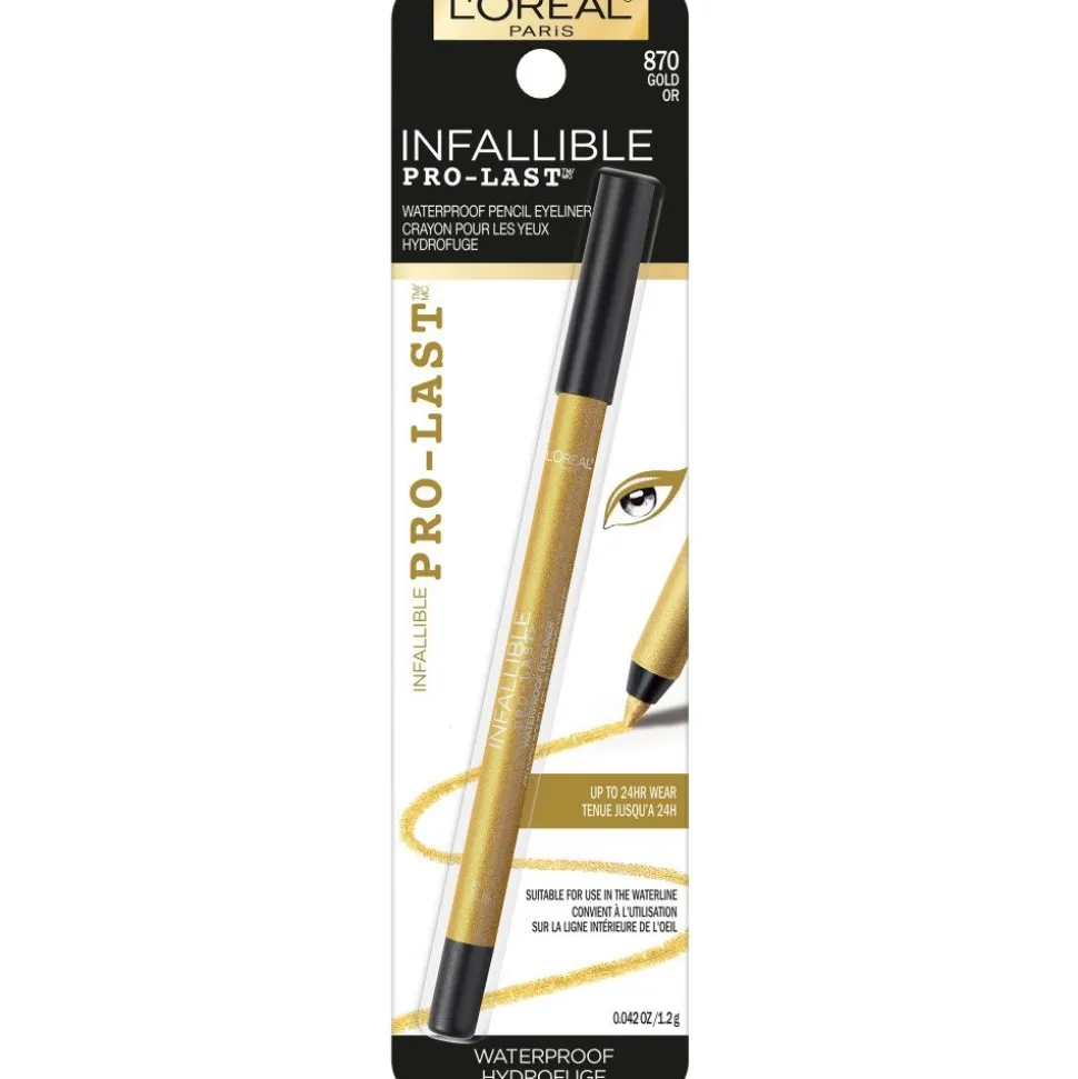 Pro-Last Waterproof, Up to 24HR Pencil Eyeliner