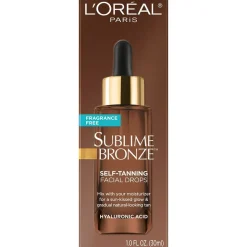 Self-Tanning Facial Drops, Fragrance-Free