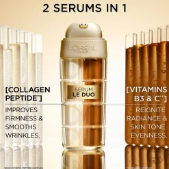 Serum Le Duo Dual Anti-Aging Serum for Wrinkles, Firmness & Radiance
