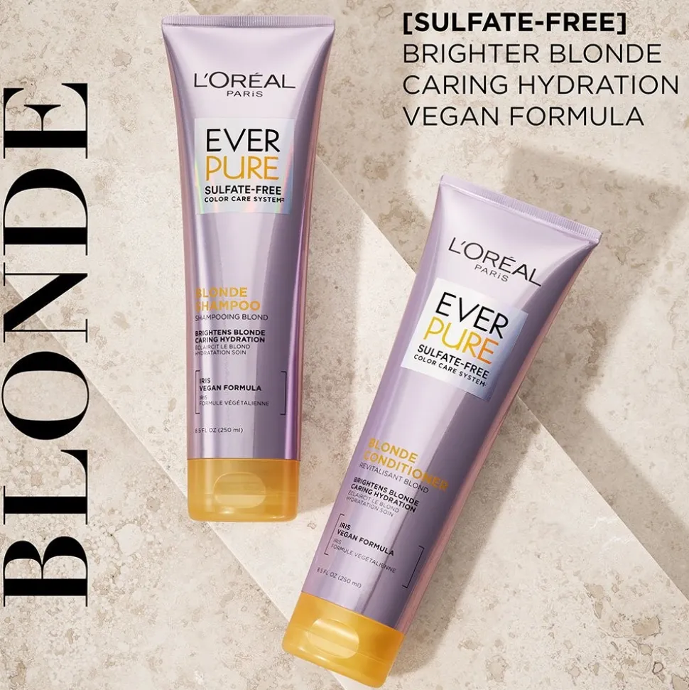 Sulfate Free Blonde Shampoo for Brightening Blonde Hair