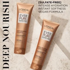Sulfate Free Deep Nourish Shampoo for Softening Dry Hair