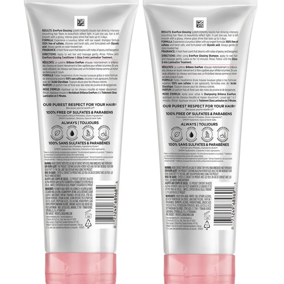 Sulfate Free Glossing Shampoo and Conditioner Kit