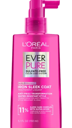 Sulfate Free Iron Sleek Coat Smoothing Treatment for Frizzy Hair