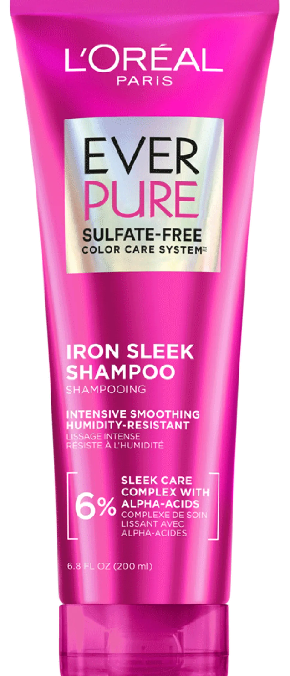 Sulfate Free Iron Sleek Smoothing Shampoo for Frizzy Hair