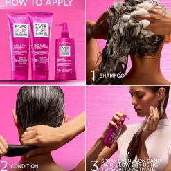 Sulfate Free Iron Sleek Smoothing Conditioner for Frizzy Hair