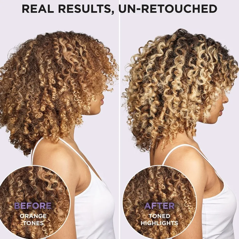 Sulfate Free Purple Conditioner for Toning Blonde Hair