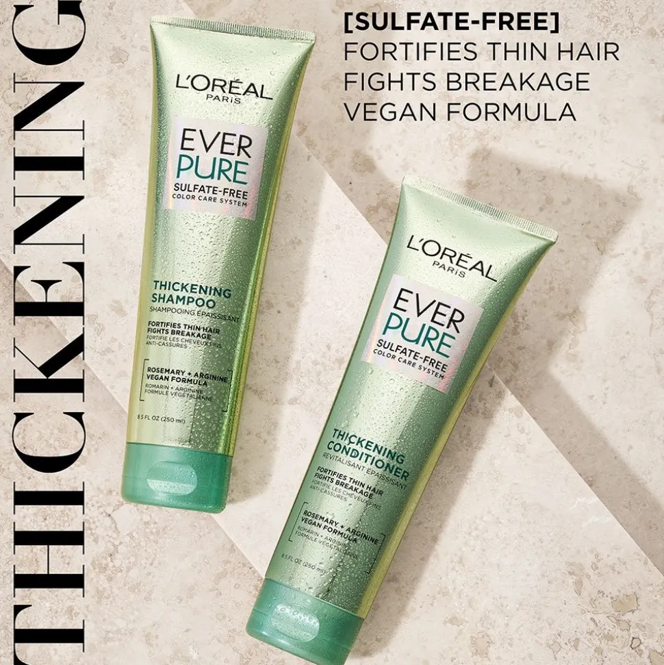 Sulfate Free Thickening Shampoo for Fortifying Fine Hair