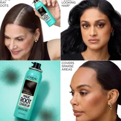 Temporary Root Cover Up Spray for Gray Root Coverage