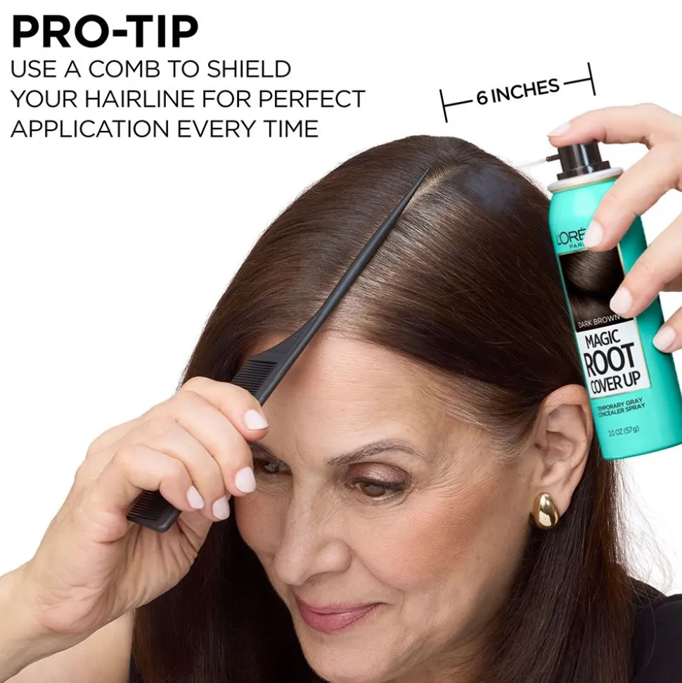 Temporary Root Cover Up Spray for Gray Root Coverage