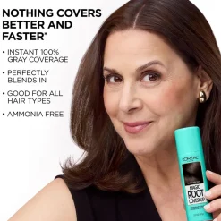 Temporary Root Cover Up Spray for Gray Root Coverage