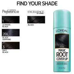 Temporary Root Cover Up Spray for Gray Root Coverage