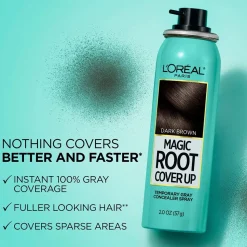 Temporary Root Cover Up Spray for Gray Root Coverage