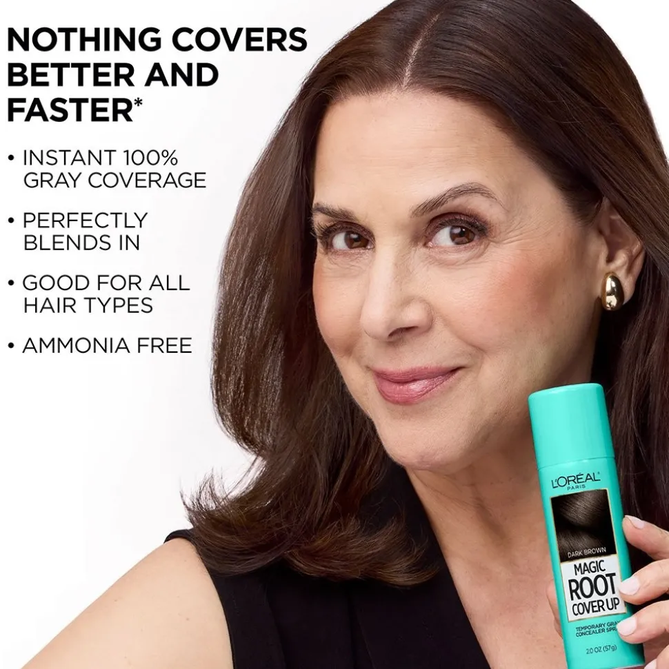 Temporary Root Cover Up Spray for Gray Root Coverage