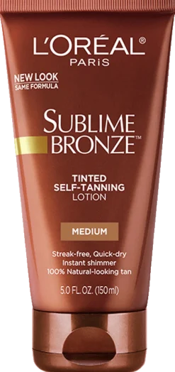 Tinted Self-Tanning Lotion Medium Natural Tan