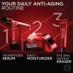Triple Power Anti-Aging Moisturizer for Wrinkles, Firmness & Brightness, Fragrance-Free
