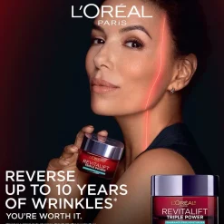 Triple Power Anti-Aging Moisturizer for Wrinkles, Firmness & Brightness, Fragrance-Free