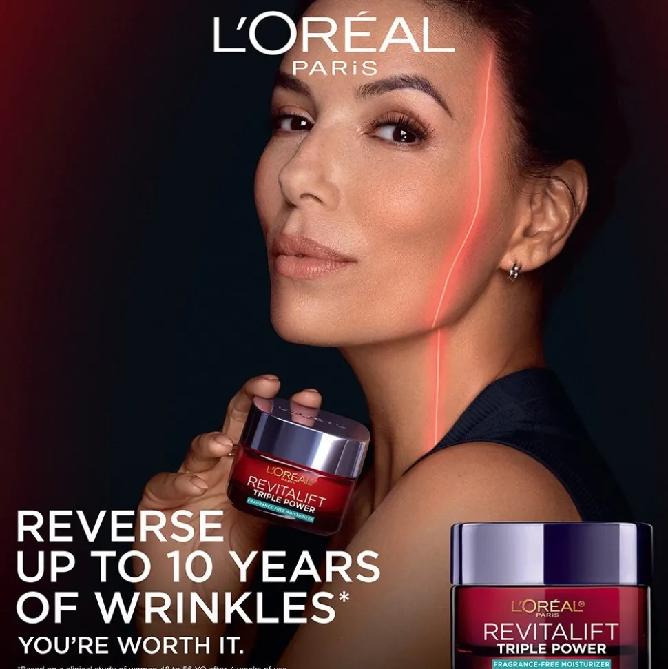 Triple Power Anti-Aging Moisturizer for Wrinkles, Firmness & Brightness, Fragrance-Free
