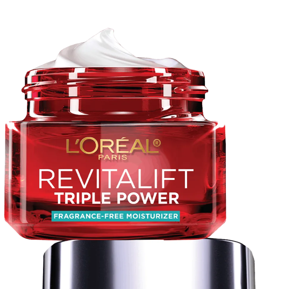 Triple Power Anti-Aging Moisturizer for Wrinkles, Firmness & Brightness, Fragrance-Free