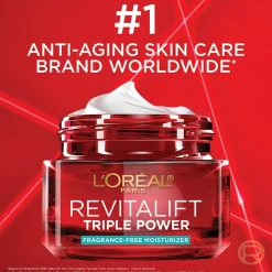 Triple Power Anti-Aging Moisturizer for Wrinkles, Firmness & Brightness, Fragrance-Free