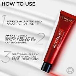 Triple Power Eye Bag Instant Eraser for Under-Eye Bags, Wrinkles & Puffiness