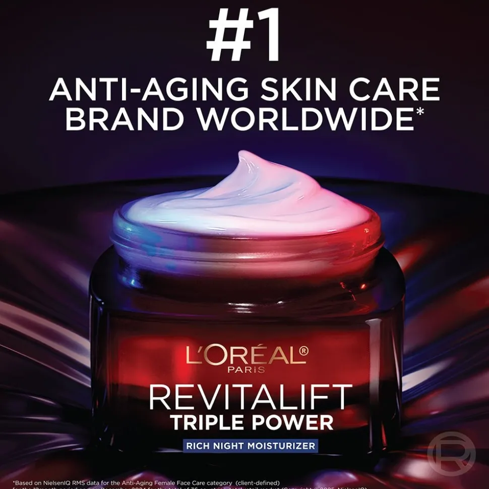 Triple Power Rich Night Moisturizer for Firming, Smoothing & Brightness