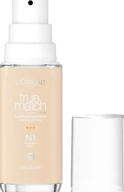 True Match Super-Blendable Skincare Infused Foundation for Buildable Medium Coverage
