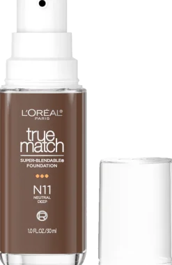 True Match Super-Blendable Skincare Infused Foundation for Buildable Medium Coverage