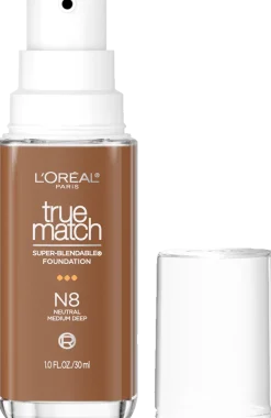 True Match Super-Blendable Skincare Infused Foundation for Buildable Medium Coverage