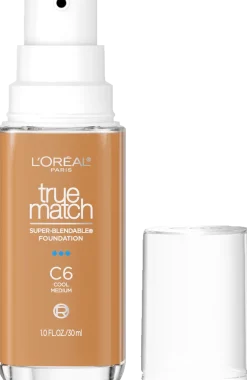 True Match Super-Blendable Skincare Infused Foundation for Buildable Medium Coverage