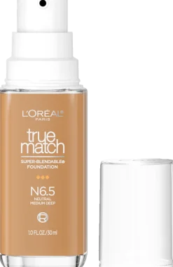 True Match Super-Blendable Skincare Infused Foundation for Buildable Medium Coverage