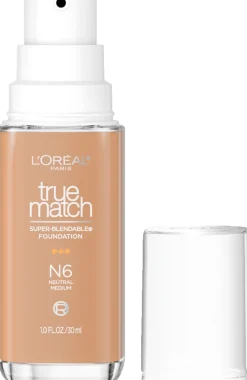 True Match Super-Blendable Skincare Infused Foundation for Buildable Medium Coverage