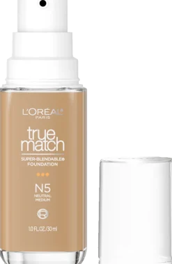 True Match Super-Blendable Skincare Infused Foundation for Buildable Medium Coverage