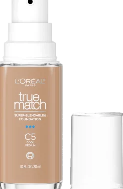 True Match Super-Blendable Skincare Infused Foundation for Buildable Medium Coverage